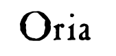 Oria