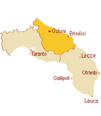 Ostuni: posizione geografica