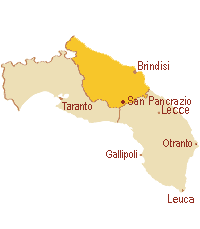 San Pancrazio Salentino: posizione geografica