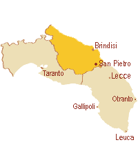 San Pietro Vernotico: posizione geografica