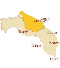 San Vito dei Normanni: posizione geografica