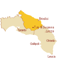 Torre Santa Susanna: posizione geografica