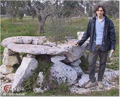 oreste caroppo e il dolmen di corigliano