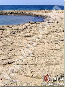 le stacce dei carri sulle rocce