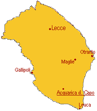 Acquarica del Capo: posizione geografica