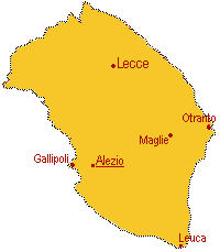 Alezio: posizione geografica