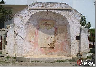 Felline: abside di Santa Sofia prina del restauro