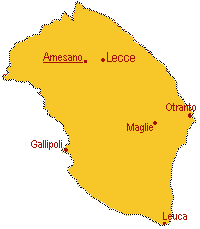 Arnesano: posizione geografica