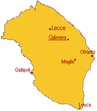 Calimera: posizione geografica