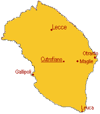 Cutrofiano: posizione geografica