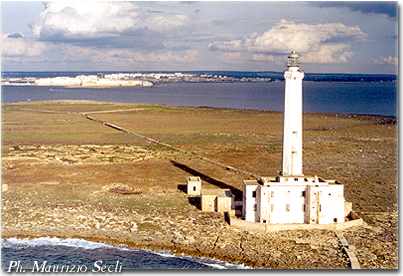 Veduta aerea dell Isola di Sant Andrea