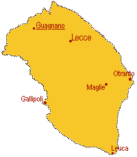 Guagnano: posizione geografica