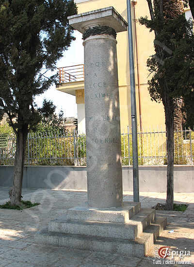 Lecce la Colonna di Quinto Ennio