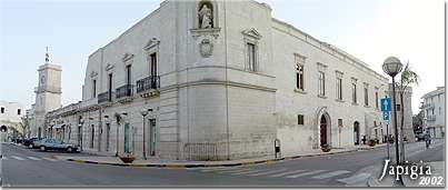 martano, panoramica del castello (2002)