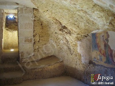 L'affresco nella cripta di santa marina a miggiano
