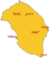 Novoli: posizione geografica