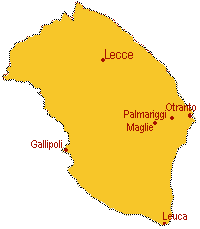 Palmariggi: posizione geografica