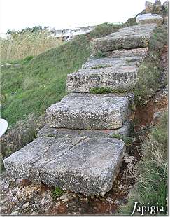 L'antica scalinata messapica