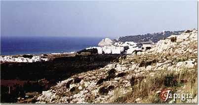 panorama, la montagna spaccata 