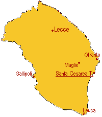 Santa Cesarea: posizione geografica