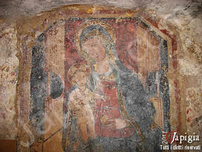 affresco della Madonna di Coelimanna