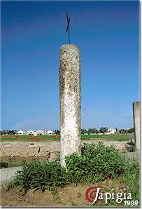 supersano, menhir di celimanna