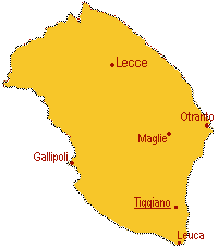 Tiggiano: posizione geografica