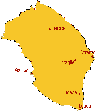 Tricase: posizione geografica