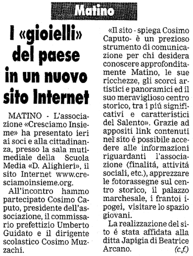 articolo del 16/05/2002