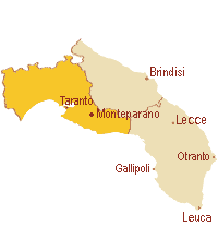 Monteparano: posizione geografica