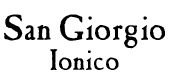 San Giorgio Ionico